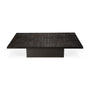 Tabwa Rectangle Coffee Table - Teak Black