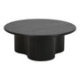 Artie Wave Coffee Table - Black Oak