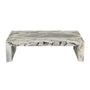 Elle Monument Coffee Table - Matt Ocean Marble