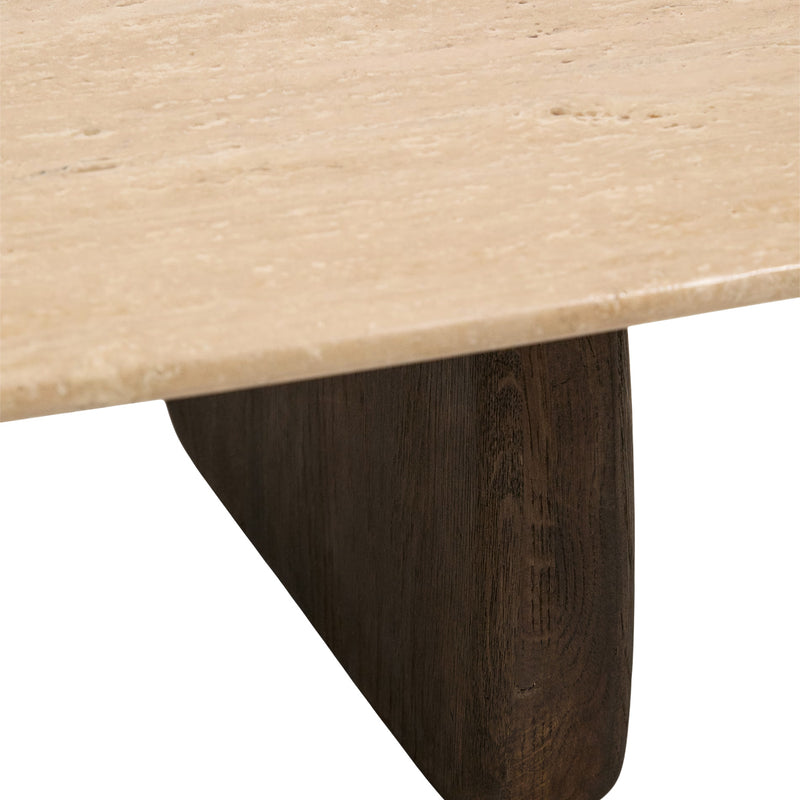 Dark Brown / Travertine