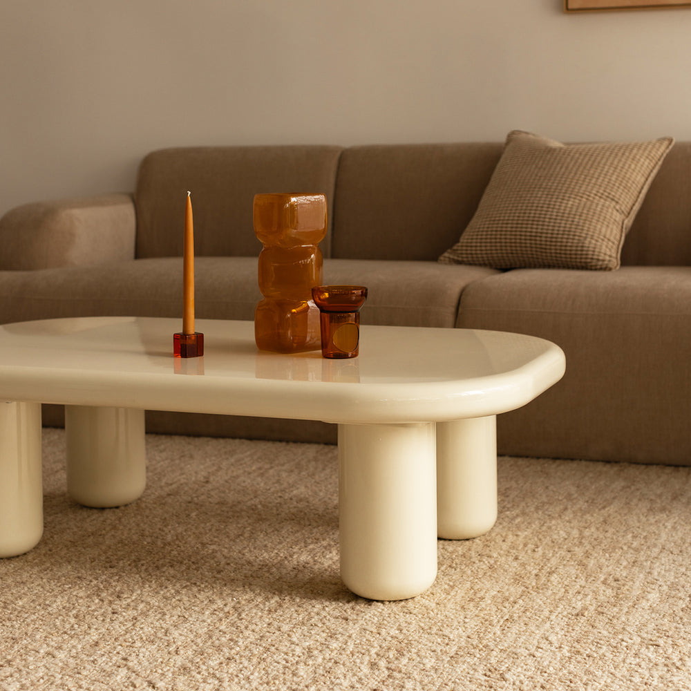 Hugo Coffee Table (Ivory)