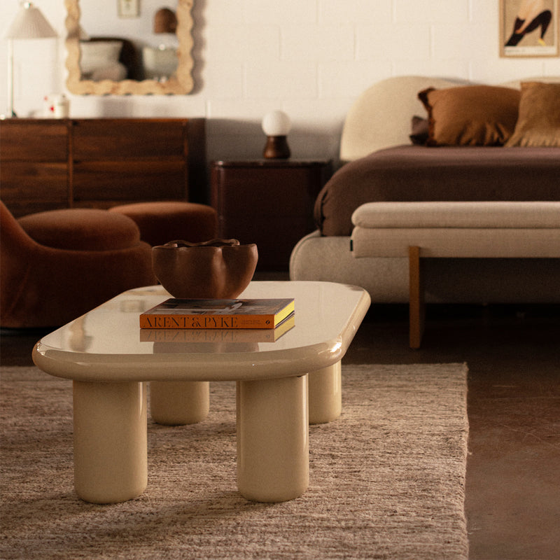 Hugo Coffee Table (Ivory)