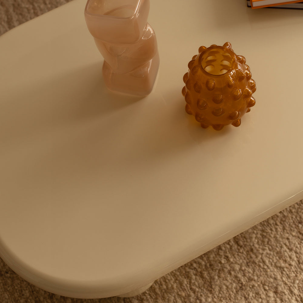 Hugo Coffee Table (Ivory)