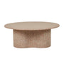 Artie Wave Outdoor Coffee Table - Terracotta Speckle
