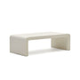 Aiguablava Outdoor Coffee Table - White / 65 x 135cm