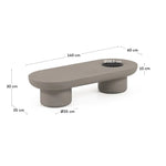 Taimi Concrete Outdoor Coffee Table