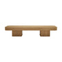 Block Rectangle Coffee Table - Oak