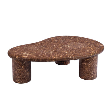 Azzurra Coffee Table (Emperador Chocolate Brown Marble Finish)