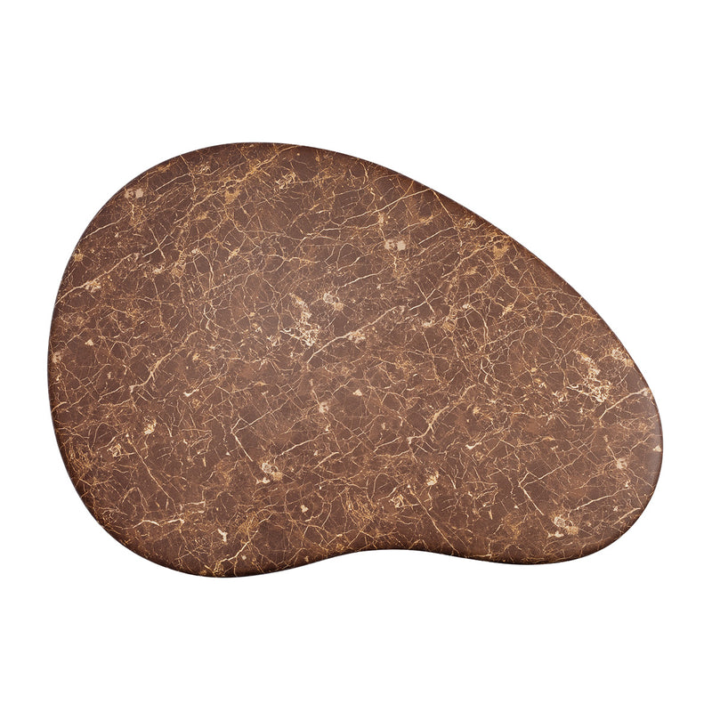 Azzurra Coffee Table (Emperador Chocolate Brown Marble Finish)