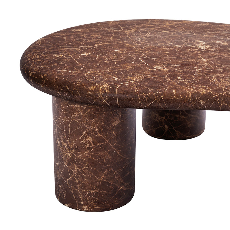Azzurra Coffee Table (Emperador Chocolate Brown Marble Finish)