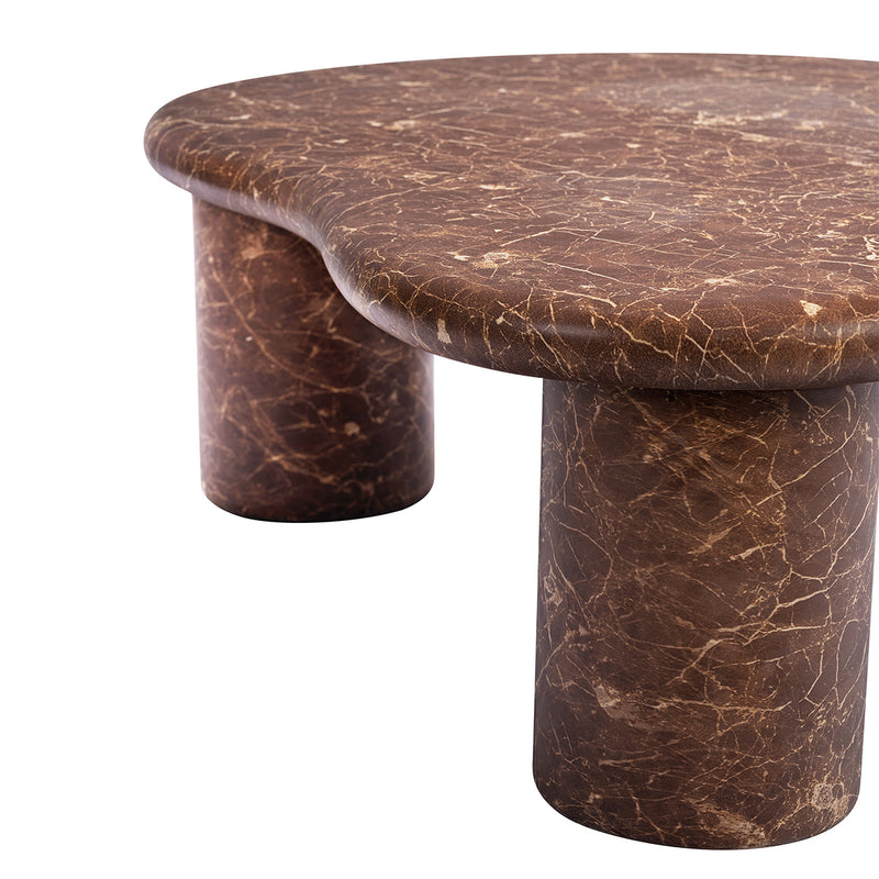 Azzurra Coffee Table (Emperador Chocolate Brown Marble Finish)