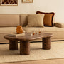 Azzurra Coffee Table (Emperador Chocolate Brown Marble Finish) - Azzurra Coffee Table (Emperador Chocolate Brown Marble Finish)