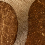 Azzurra Coffee Table (Emperador Chocolate Brown Marble Finish)