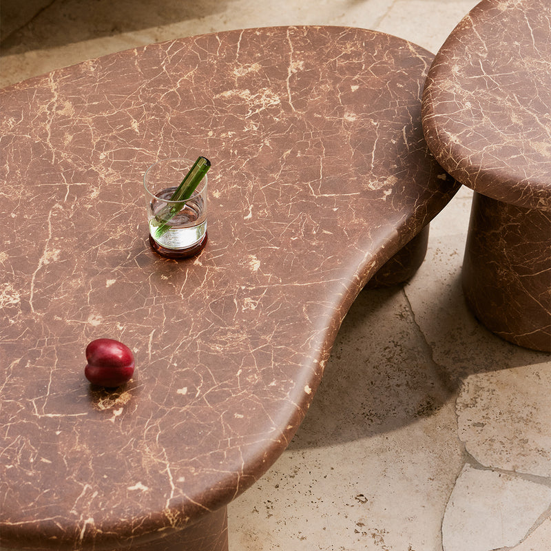 Azzurra Coffee Table (Emperador Chocolate Brown Marble Finish)