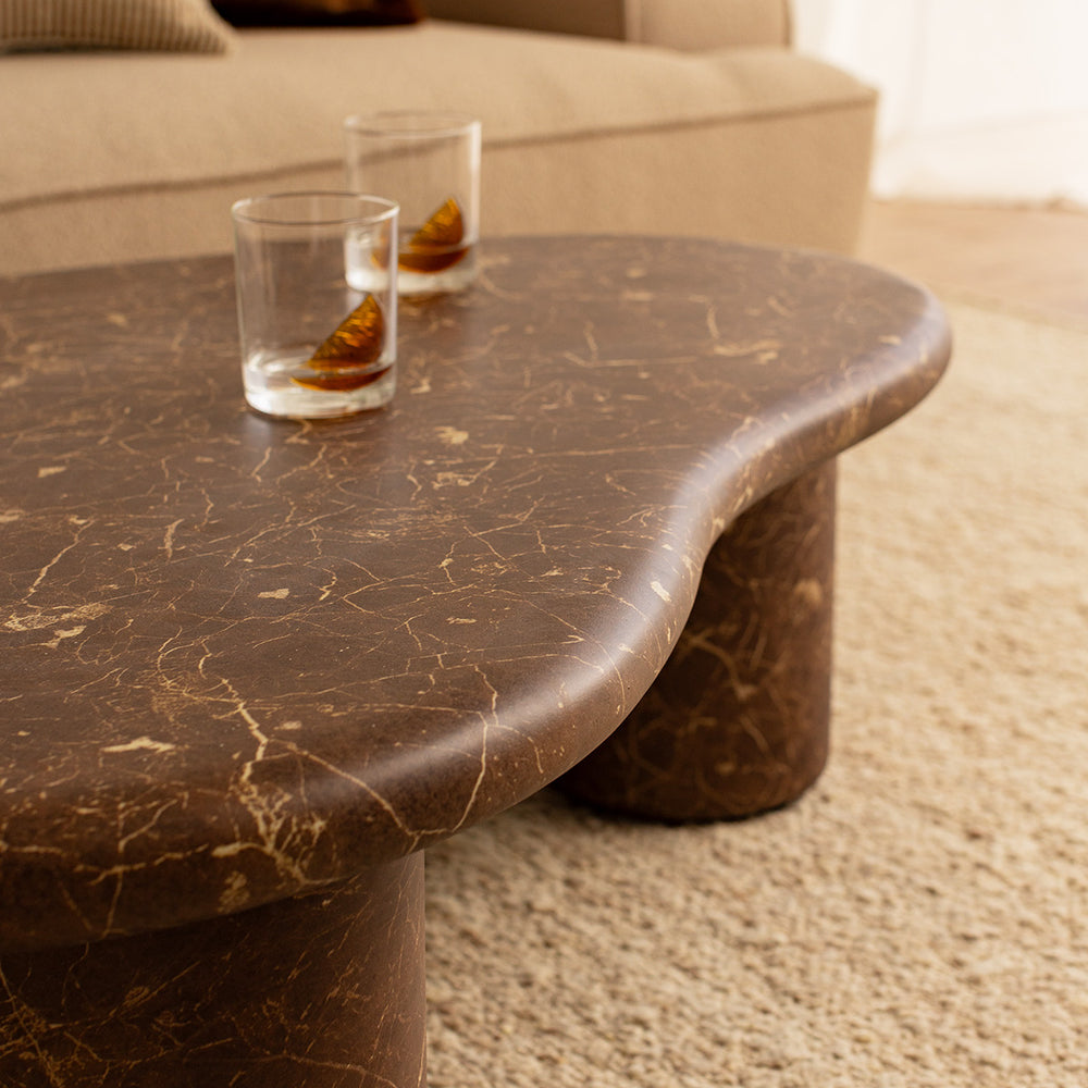 Emperador Chocolate Brown Marble Finish