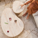 Azzurra Coffee Table (Travertine Finish)