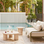 Azzurra Coffee Table (Travertine Finish)