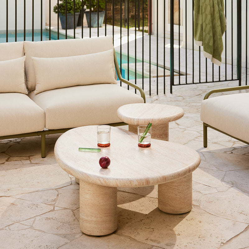 Azzurra Coffee Table (Travertine Finish)