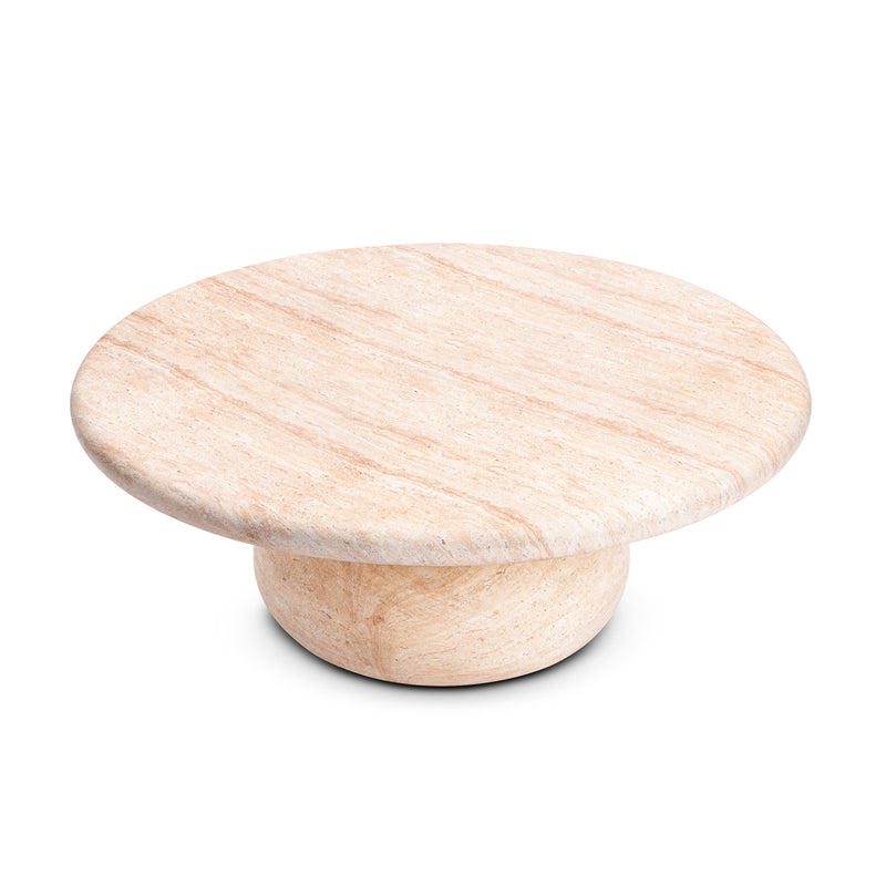 Sorento Coffee Table (100cm, Travertine Finish)