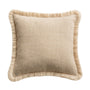 Carmella Fringe Cushion - Oat / 60 x 60cm