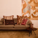 Bauhaus Tan Linen Cushion