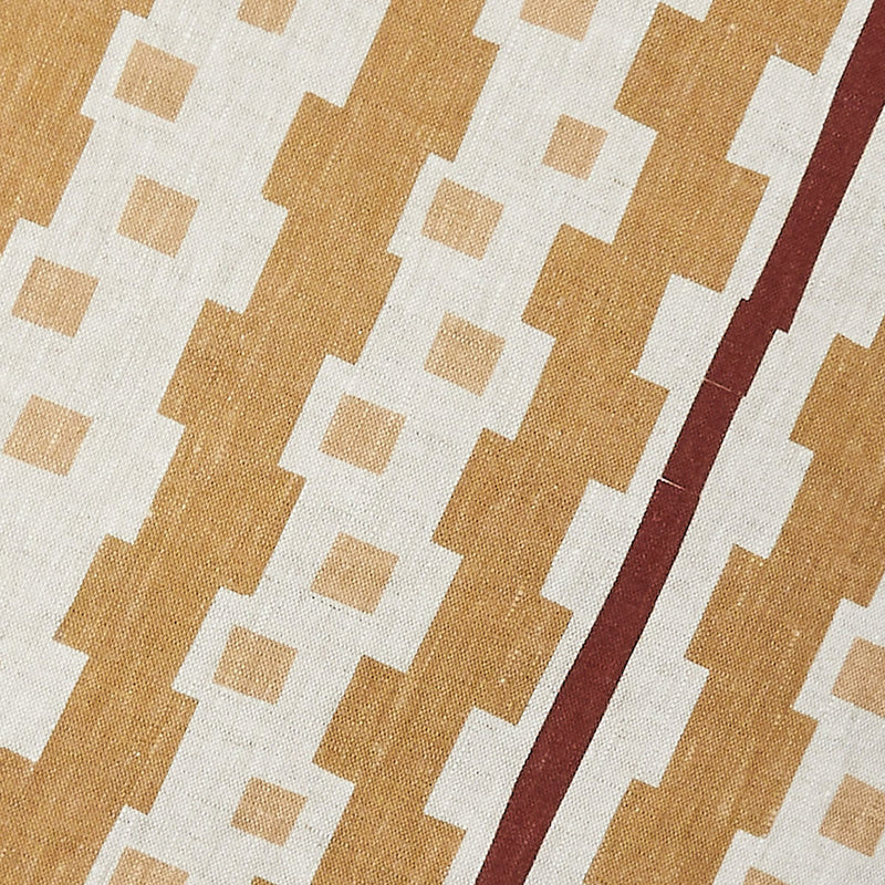 Bauhaus Tan Linen Cushion