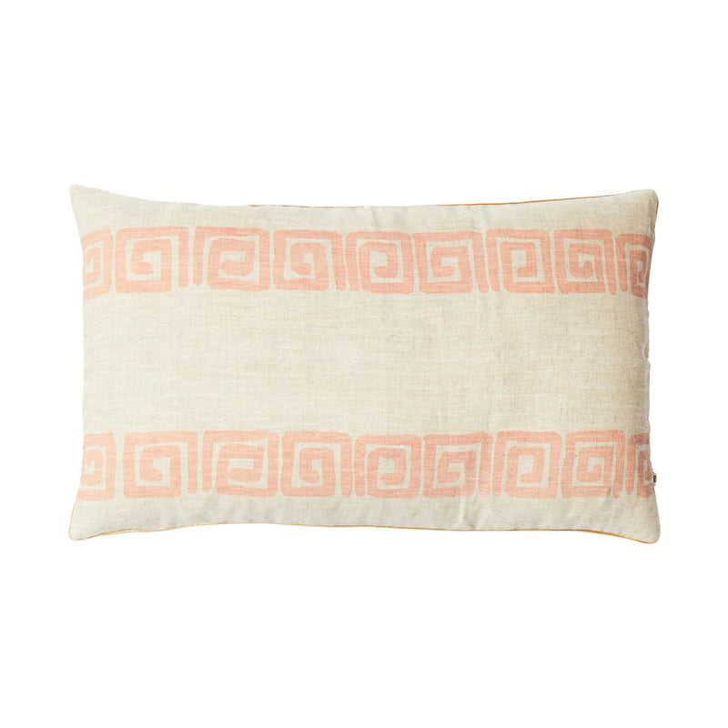 Life X Bonnie &amp; Neil Grecian Cushion (75x45cm, Pink, Green)