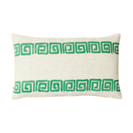 Life X Bonnie &amp; Neil Grecian Cushion (75x45cm, Pink, Green)