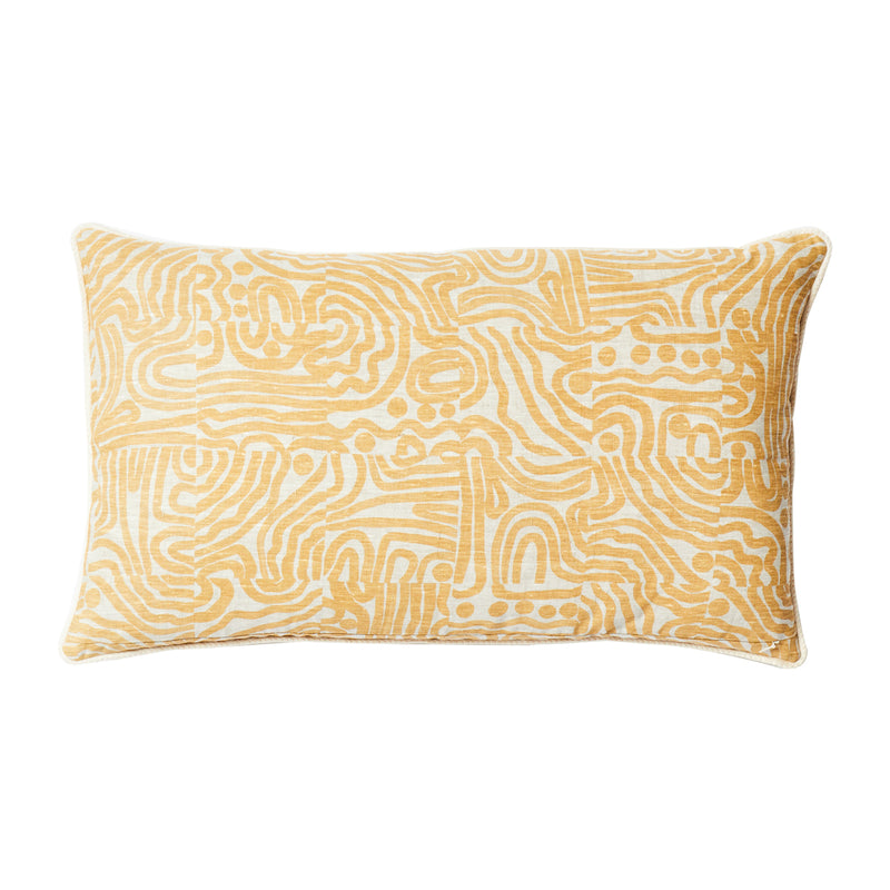 Life x Bonnie &amp; Neil Ocean Swell Cushion (Wheat, 45x75)