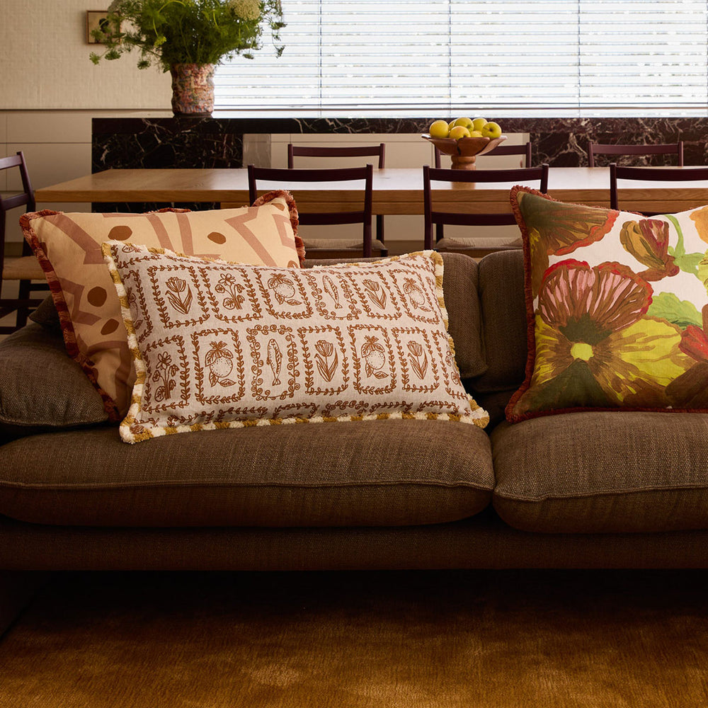 Memphis Wheat Linen Cushion