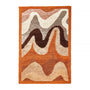 Wave Rug - Orange / Large