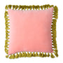 Citron Rose Velvet Tassel Cushion - Citron Rose Velvet Tassel Cushion