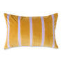 Pecan Pie Stripe Velvet Rectangle Cushion - Pecan Pie Stripe Velvet Rectangle Cushion