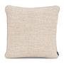 Posh Square 50cm Cushion - Vega Cream Textured Weave