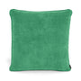 Posh Square 60cm Cushion - Moss Grass Green Fabric