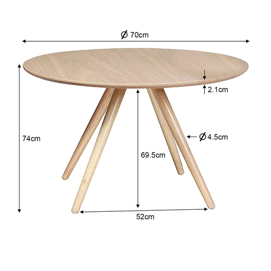Life Interiors - Buy Coco Dining Table (70cm) & Furniture Online or In ...