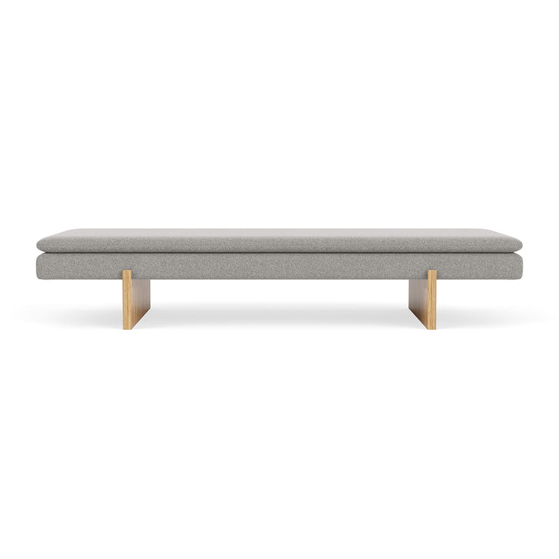 Elliot Light Grey Fabric / Oak