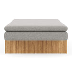 Elliot Light Grey Fabric / Oak