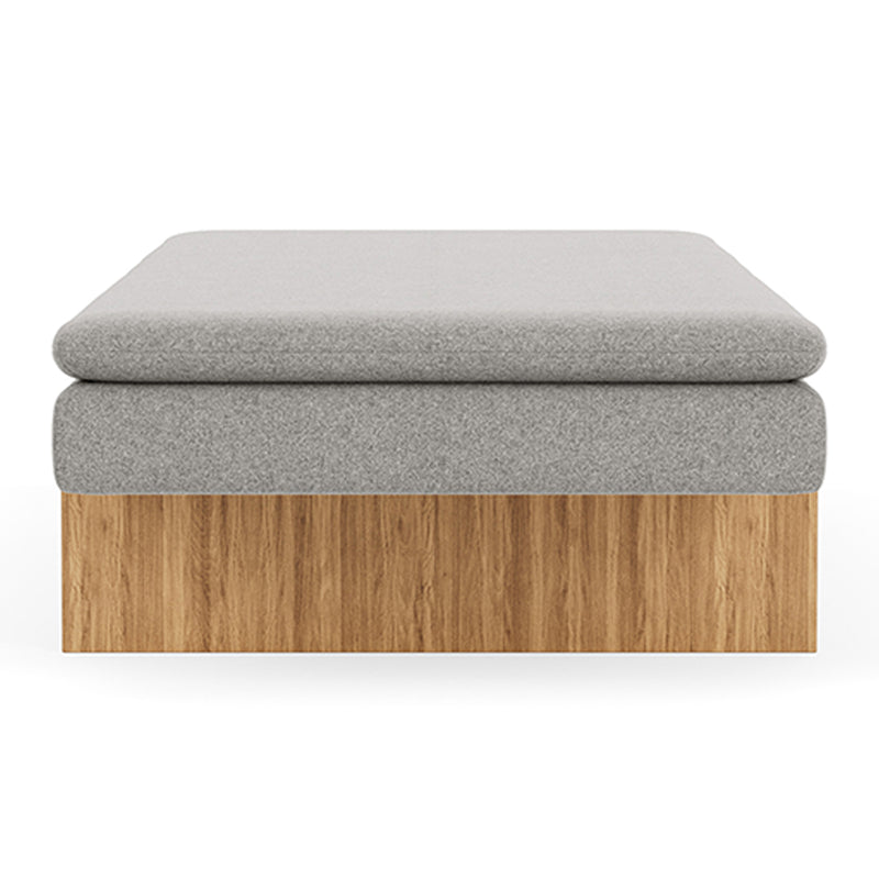 Elliot Light Grey Fabric / Oak