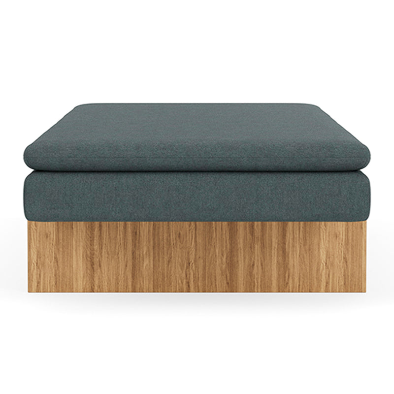 Form Blue Grey Fabric / Oak