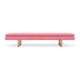 Umi Oak Daybed - Firenze Bubblegum Fabric / Oak