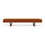 Umi Walnut Daybed - Moss Rust Fabric / Walnut