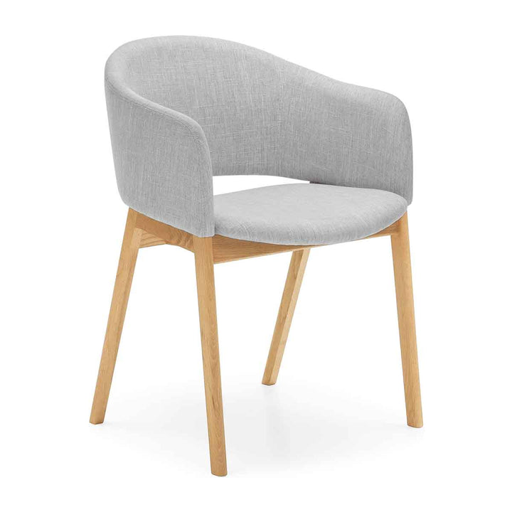 Isa Fabric Dining Arm Chair