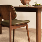 Olive Green / Walnut