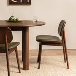 Olive Green / Walnut