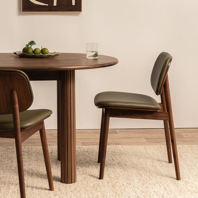 Olive Green / Walnut
