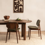 Olive Green / Walnut