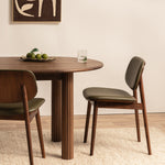 Olive Green / Walnut