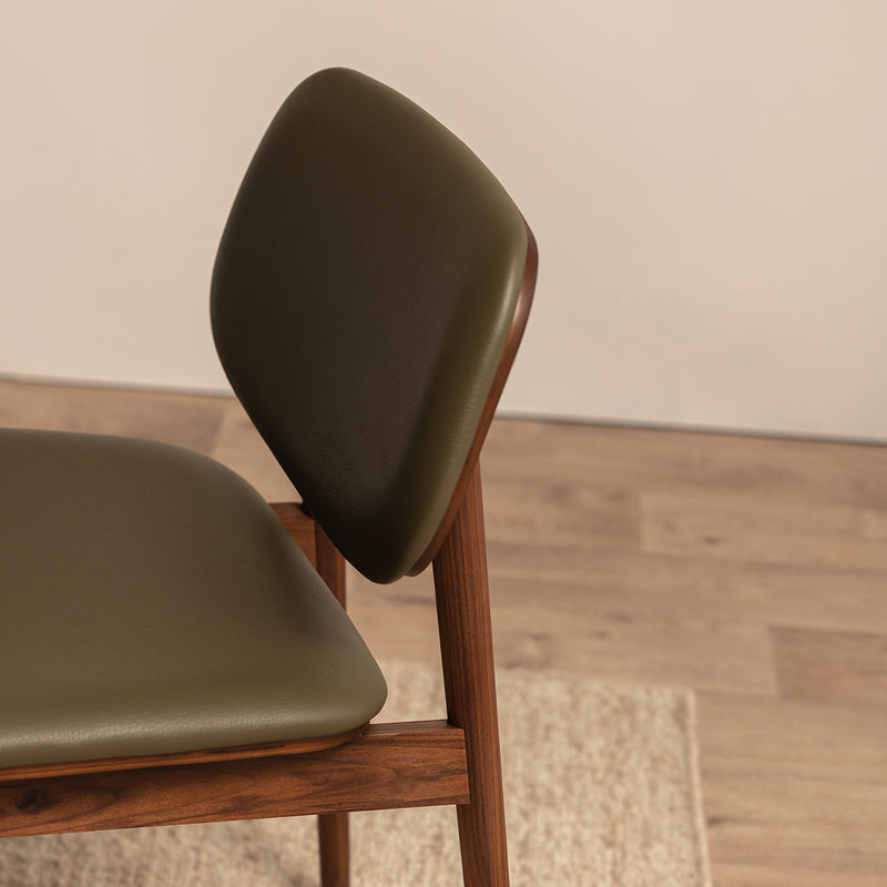 Olive Green / Walnut