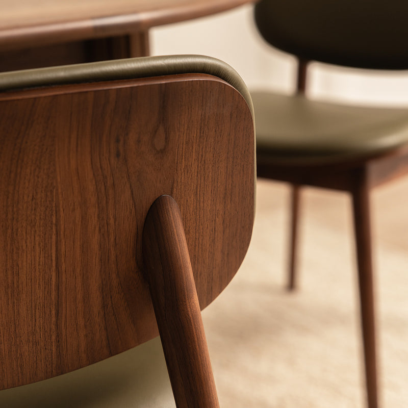 Olive Green / Walnut